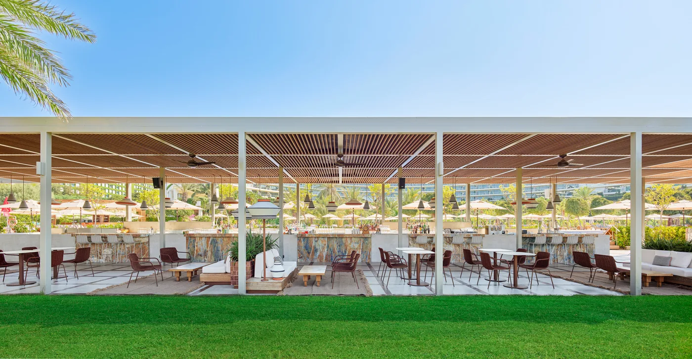 Sunlit Beach Bar